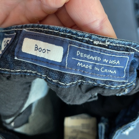 Miss Me Dark Blue Boot Cut Jeans - Picture 3 of 9